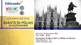 Event GIANTS IN MILAN - Sustainable Art - ETHICANDO Association