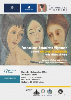 Dec.19, 2024 - A. VIGANONE FOUNDATION. THE ART BY A. VIGANONE IN THE BRERA MILAN - ETHICANDO Association